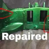 Illusion Green powder coat swatch