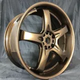 Metallic Bronze powder coat swatch