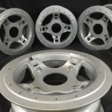 Heavy Silver powder coat swatch
