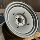 Satin Titanium powder coat swatch