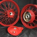 Bellrose Red powder coat swatch