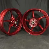 Lollipop Red powder coat swatch